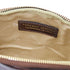Vera - Croc print leather toiletry case
